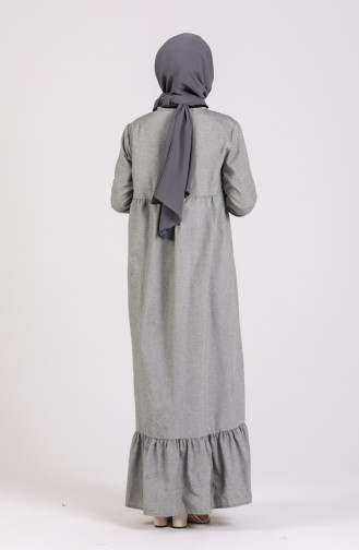 فستان رمادي 1428-02
