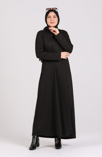 Plus Size Straight Dress 4739-01 Black 4739-01