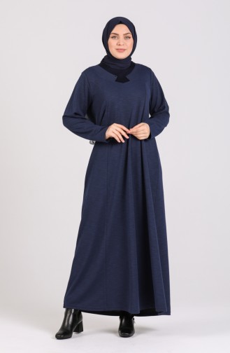 Robe Hijab Bleu Marine 4739-02