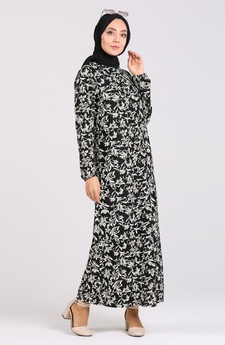 Robe Hijab Noir 0064-01