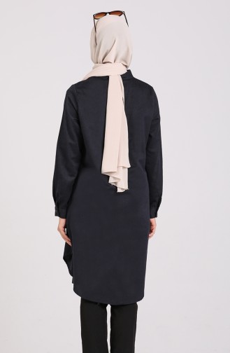 Navy Blue Tuniek 6484-07