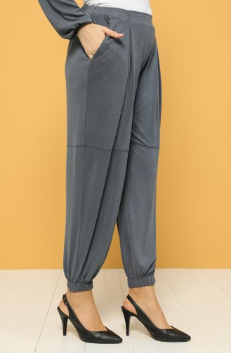 Modal Fabric Elastic Trousers 2185-06 Gray 2185-06