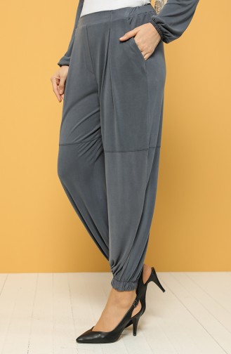 Modal Fabric Elastic Trousers 2185-06 Gray 2185-06