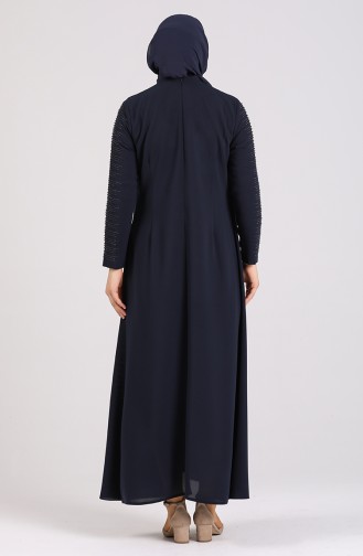Robe Hijab Bleu Marine 5080-02