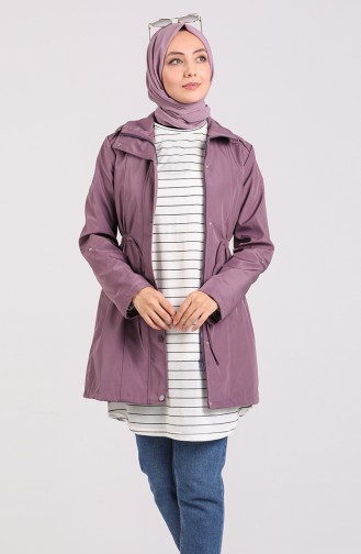 Lilac Trench Coats Models 1474-05