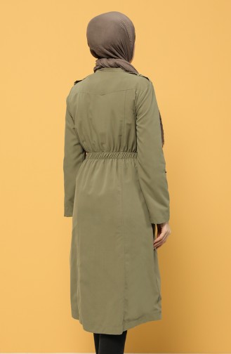 Khaki Trench Coats Models 2130-05