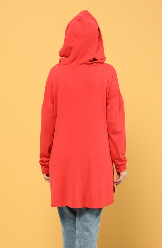 Hooded Sports Tunic 8280-02 Pomegranate Flower 8280-02