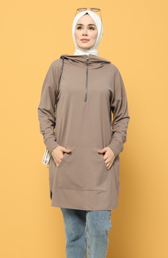 Hooded Sports Tunic 8280-05 Mink 8280-05