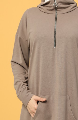 Hooded Sports Tunic 8280-05 Mink 8280-05