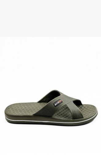 Khaki Summer Slippers 1507.MM HAKI