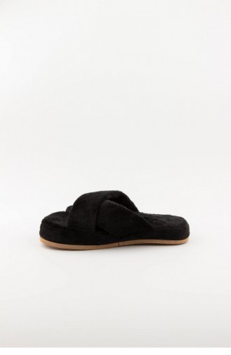 Black Women`s House Slippers 3576.MM SIYAH