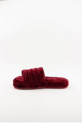 Claret Red Women`s House Slippers 3577.MM BORDO