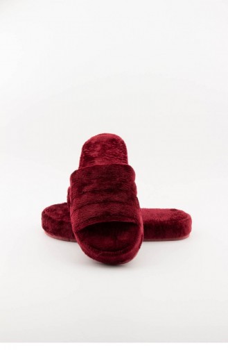 Claret Red Women`s House Slippers 3577.MM BORDO