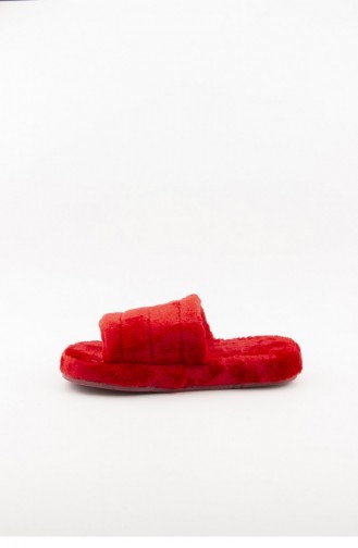 Red Woman home slippers 3577.MM KIRMIZI