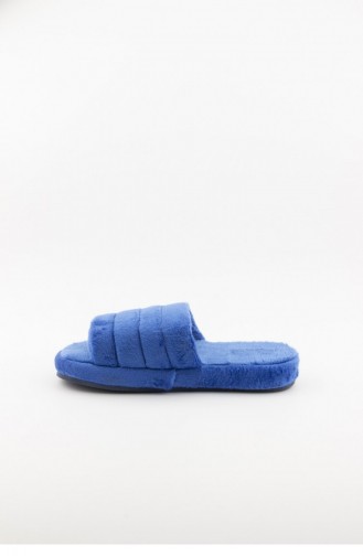 Blue Women`s House Slippers 3577.MM MAVI