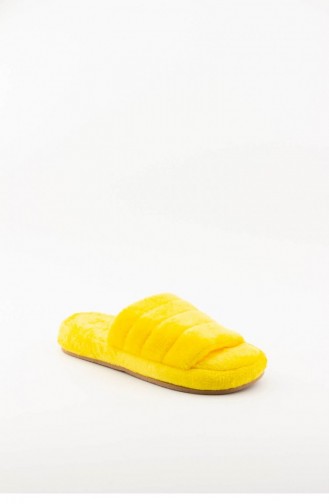 Chaussons Pour Femme Jaune 3577.MM SARI