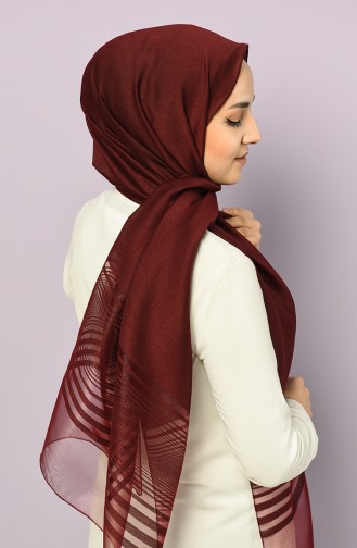 Dark Claret Red Sjaal 4878-07