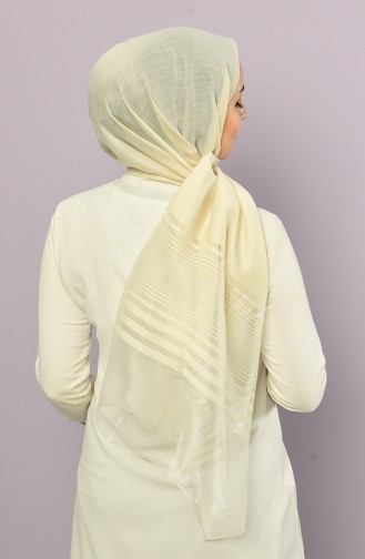 Creme Schal 4878-15