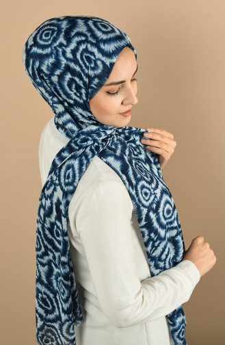 Petrol Blue Shawl 7120-04