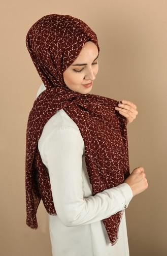 Claret Red Shawl 9010-07