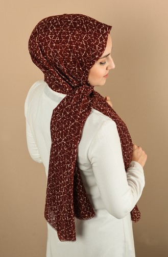 Claret Red Shawl 9010-07