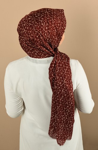 Claret Red Shawl 9010-07