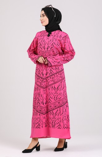 Robe Hijab Fushia 4444-06