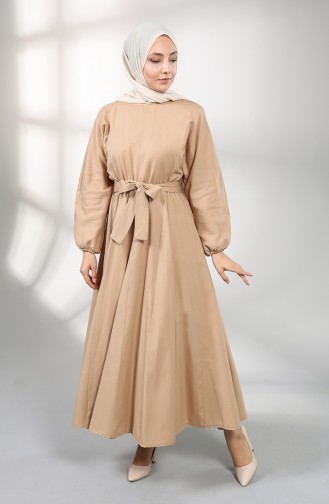 Robe Hijab Camel 5177-03