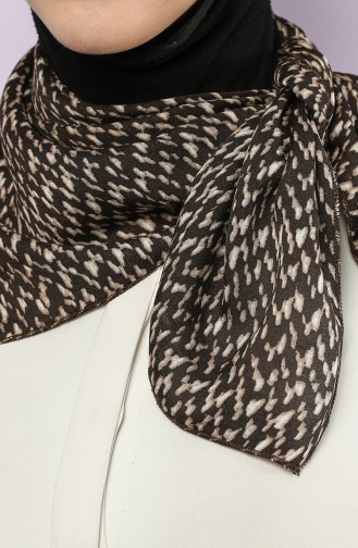 Dark Brown Foulard 61757-01