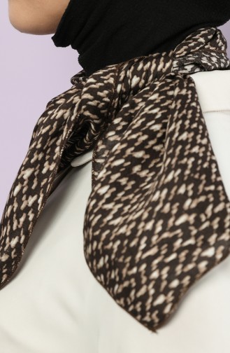 Dark Brown Foulard 61757-01