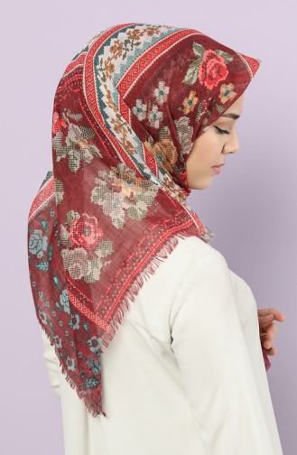 Claret red Hoofddoek 11167-06