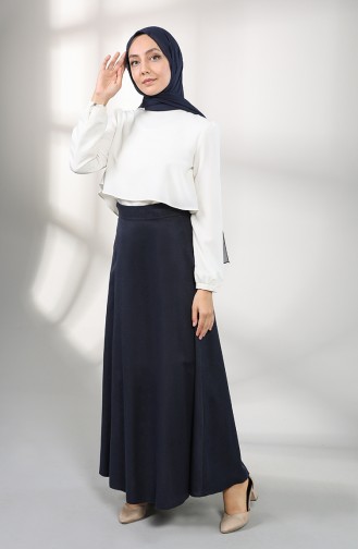 Navy Blue Rok 6487-03