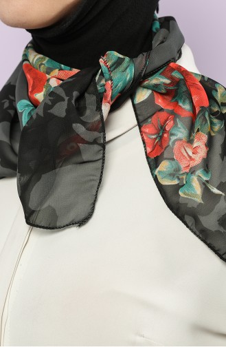 Smaragdgrün Foulard 61753-01