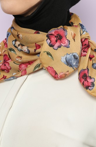 Dark Mustard Foulard 61744-01