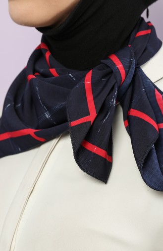 Navy Blue Foulard 61745-01