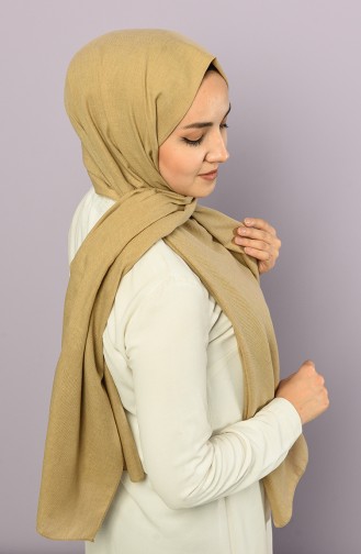 Şehr-i Şal Pamuk Cotton Şal 5009-19 Koyu Bej