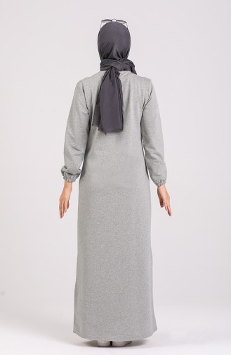 فستان رمادي 1001-01