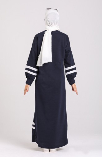 Robe Hijab Bleu Marine 1002-03