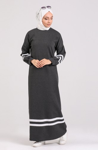 فستان أسود فاتح 1002-04