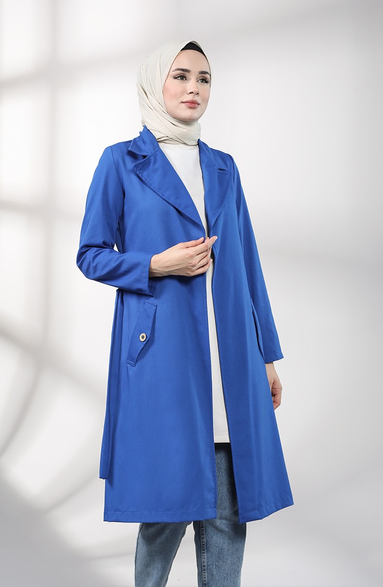 Trench Coat Blue roi 1236 05 Sefamerve