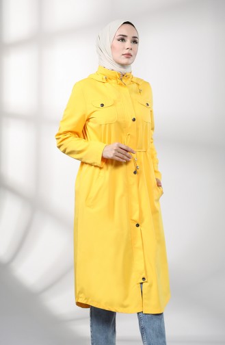 Yellow Trench Coats Models 1259-03