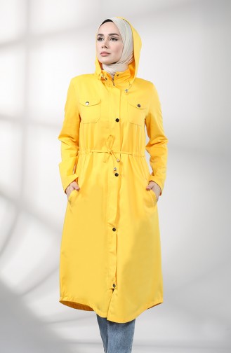 Yellow Trench Coats Models 1259-03