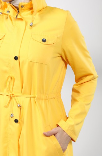 Yellow Trench Coats Models 1259-03