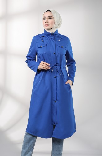Trench Coat Blue roi 1259-04