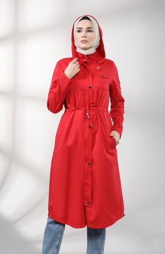 Red Trench Coats Models 1259-05