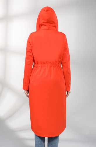 Trench Coat Orange 1259-09