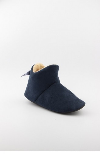 Chaussons Pour Femme Bleu Marine 3581.MM LACIVERT