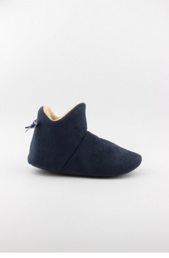 Chaussons Pour Femme Bleu Marine 3581.MM LACIVERT