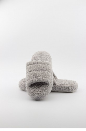 Gray Women`s House Slippers 3577.MM A.GRI