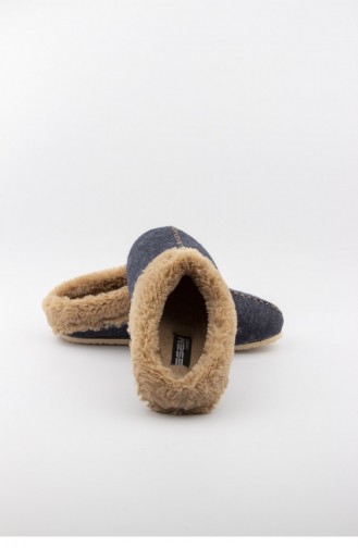 Navy Blue Woman home slippers 3578.MM LACIVERT